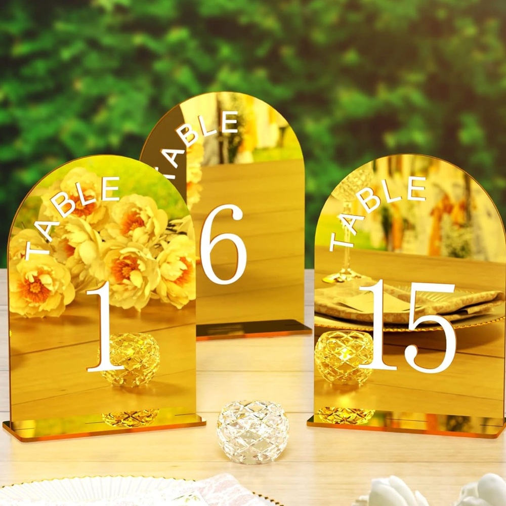 Event Table Number Stands